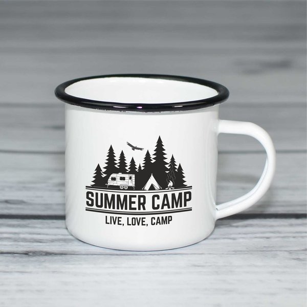 Emailletasse "Sumper Camp Wowa" 1