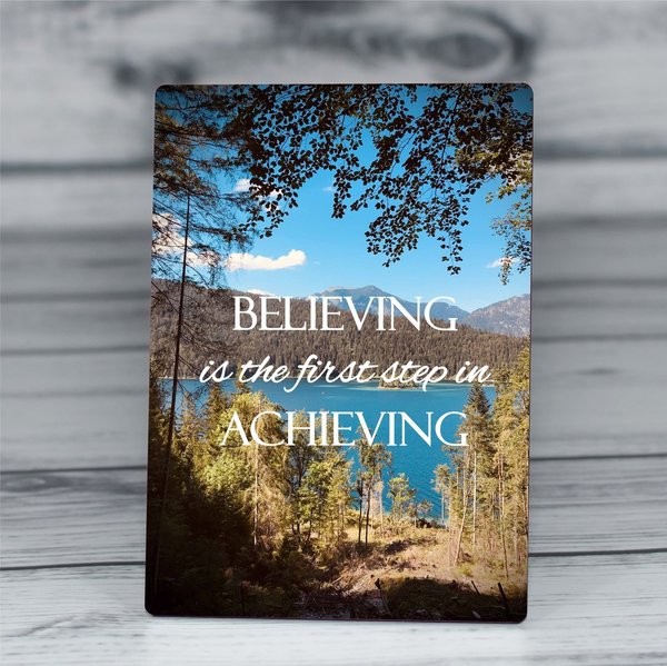 Fotopaneel "Believing Achieving"