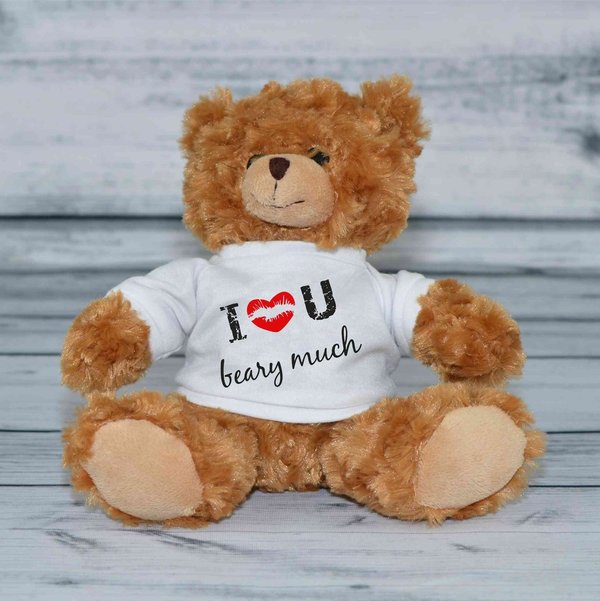 Stofftier Bär "I love beary much"