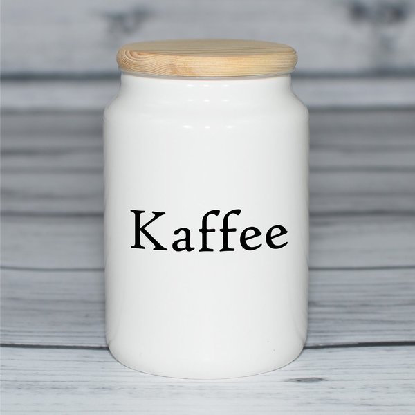 Keramikdose für "Kaffee"