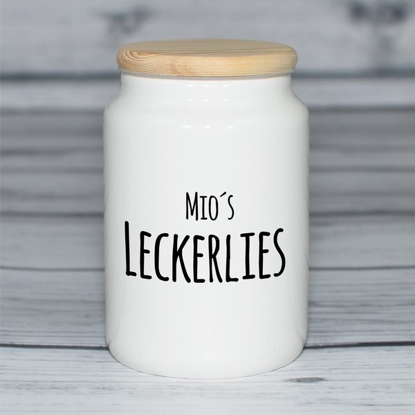 Keramikdose für "Leckeries - personaliesiert"
